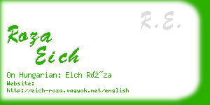 roza eich business card